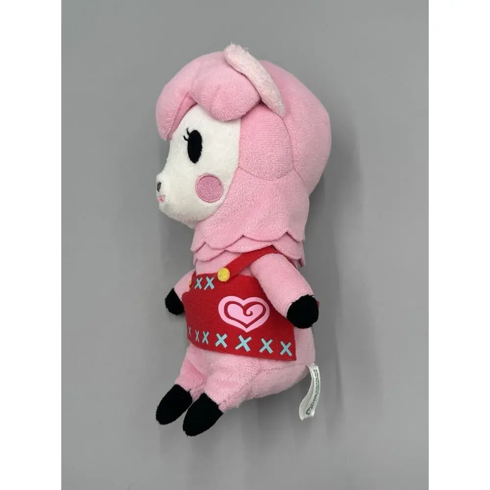 Animal Crossing Reese Alpaca Sanei 2012 Plush 7 Inch Stuffed Pink Doll